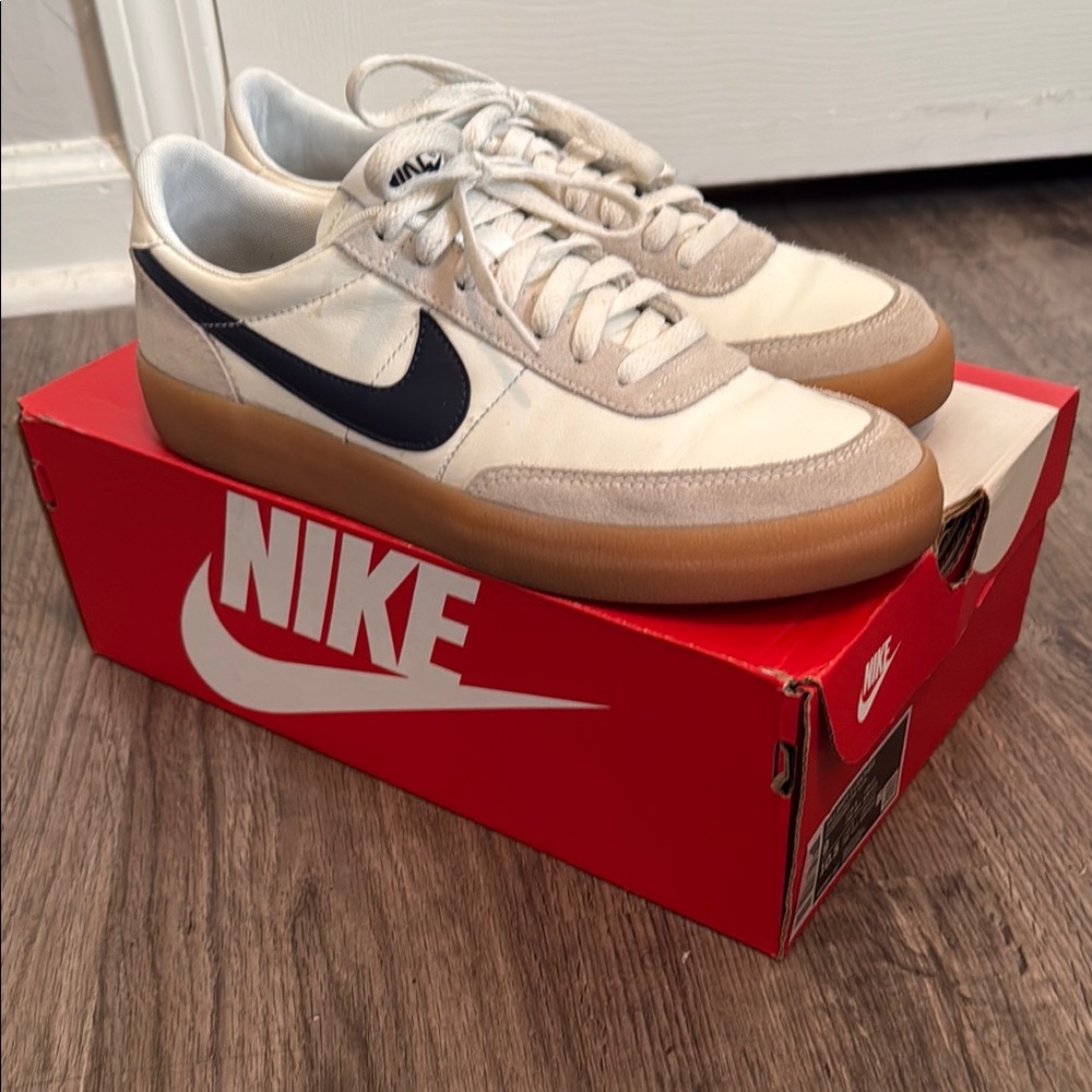 Men’s Nike Killshot 2 White and Tan Sneakers